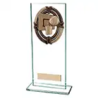 200mm Maverick Legacy Glass Basketball Award