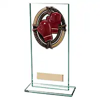 180mm Maverick Legacy Glass Boxing Award