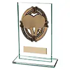 140mm Maverick Legacy Glass Table Tennis Award