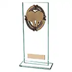 200mm Maverick Legacy Glass Table Tennis Award