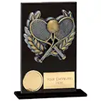 Euphoria Hero Black Glass Tennis Award 125mm