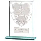 125mm Millenium Glass Badminton Award