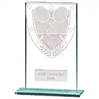 140mm Millenium Glass Badminton Award