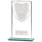 160mm Millenium Glass Badminton Award