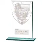 140mm Millenium Glass Basketball Award