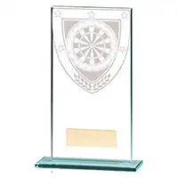 160mm Millenium Glass Darts Award