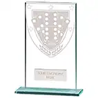 140mm Millenium Glass Dominoes Award