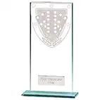 180mm Millenium Glass Dominoes Award