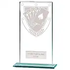 160mm Millenium Glass Poker Award