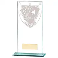 180mm Millenium Glass Poker Award