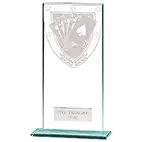 180mm Millenium Glass Poker Award