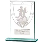 125mm Millenium Glass Running Award