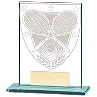 110mm Millennium Glass Tennis Award