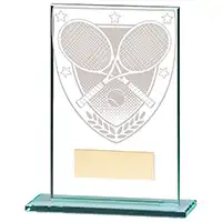 125mm Millennium Glass Tennis Award
