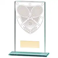 140mm Millennium Glass Tennis Award