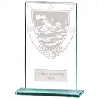 140mm Millenium Glass Swimming Award