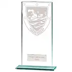 180mm Millenium Glass Swimming Award