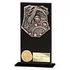 Titan Hero Black Glass Swimming Award 160mm