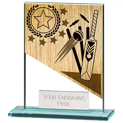110mm Mustang Glass Cricket Award