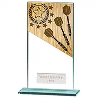 160mm Mustang Glass Darts Award