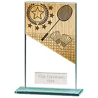 140mm Mustang Glass Badminton Award