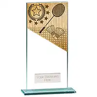 180mm Mustang Glass Badminton Award