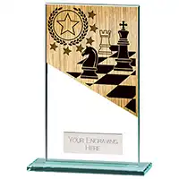 140mm Mustang Glass Chess Award