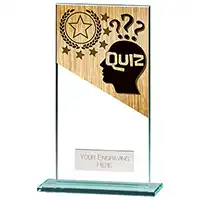 160mm Mustang Glass Quiz Award