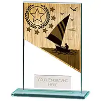 125mm Mustang Glass Sailing Award