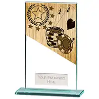 140mm Mustang Glass Poker Award