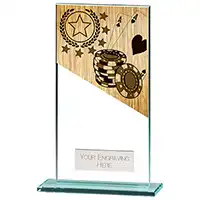 160mm Mustang Glass Poker Award
