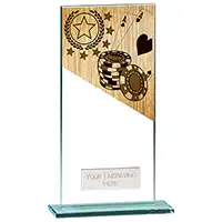 180mm Mustang Glass Poker Award