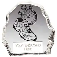 90mm Glass Mystique Athletics Award