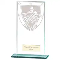160mm Millenium Glass Cycling Award