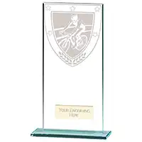 180mm Millenium Glass Cycling Award