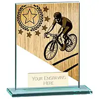 180mm Mustang Glass Cycling Award