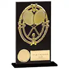 Maverick Fusion Black Glass Tennis Award 140mm