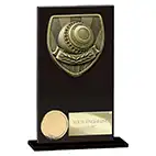 Hero Cobra Black Glass Lawn Bowls Award 140mm