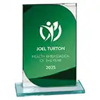Seismic Green Mirror Award 150mm