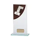 Dominoes Colour-Curve Jade Crystal Award 200mm