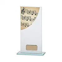 200mm Music Colour Curve Jade Crystal Award 200mm