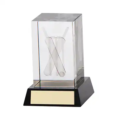 100mm Conquest Crystal Cricket Award