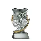 180mm Silver Resin Cycling Shield