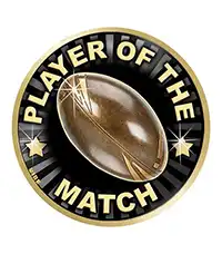 Player Of The Match Centre 25mm