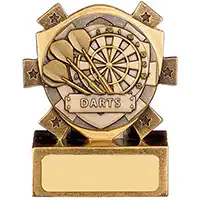 80mm Mini Shield Darts Award