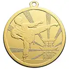 Gold Martial Arts Medal 70mm Gold Martial Arts Medal 70mm