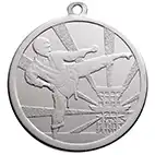 Silver Martial Arts Medal 70mm Silver Martial Arts Medal 70mm