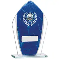 Arched Marble Effect Glass Award 165mm