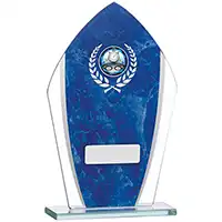 Arched Marble Effect Glass Award 185mm