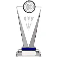 185mm 3D Darts Glass Award